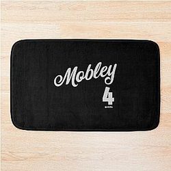 Evan Mobley Script Signatures Bathroom Mat
