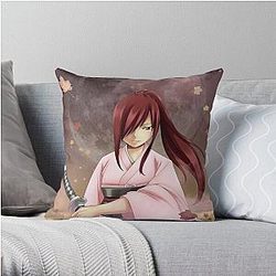 Fairy Tail Pillows - Erza Scarlet Throw Pillow RB0607