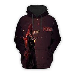 Fairy Tail Hoodies - Dragon Son Natsu Dragneel Sleek Style  Hoodie IPW