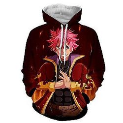 Fairy Tail Hoodies - Natsu Dragneel Karate Style Designed Hoodie IPW