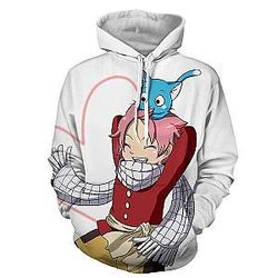 Fairy Tail Hoodies - Natsu and Happy  Hoodie IPW