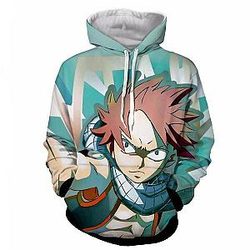Fairy Tail Hoodies - Etherious Natsu Dragneel Color Combo Cool  Hoodie IPW