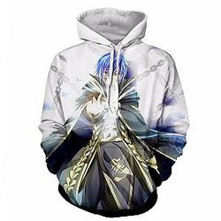 Fairy Tail Hoodies - Jellal White  Hoodie IPW