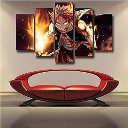 Fairy Tail Wall Arts - Canvas   Natsu Fire Dragon Smash IPW