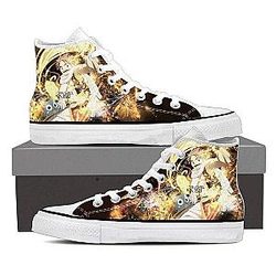 Fairy Tail Shoes - Natsu Hip Hop Magnolia Customized   Happy  Shoes IPW