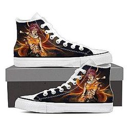 Fairy Tail Shoes - Natsu Dragneel Manga  Magnolia Customized   Shoes IPW