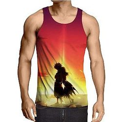 Fairy Tail Tank Tops - Natsu Desert Shadow    Tank Top IPW