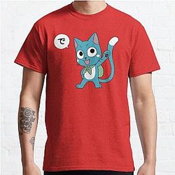 Fairy Tail T-Shirts - Happy Tail Classic T-Shirt RB0607