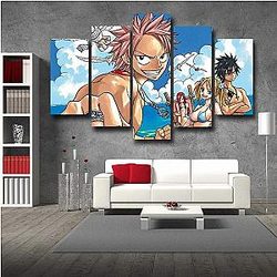 Fairy Tail Wall Arts - Guild at Beach  Canvas IPW
