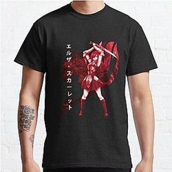 Fairy Tail T-Shirts - Erza Scarlet Classic T-Shirt RB0607