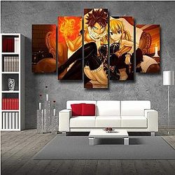 Fairy Tail Wall Arts - Canvas   Lucy &amp; Natsu Siting IPW