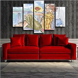 Fairy Tail Wall Arts - Happy Drawing Natsu    Canvas IPW