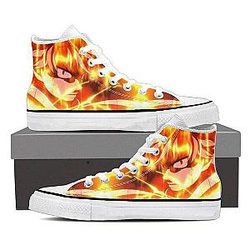 Fairy Tail Shoes - Hip Hop Club Fire  Magnolia Customized Natsu  Sneaker Shoes IPW