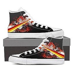 Fairy Tail Shoes - Fire Dragneel Natsu Tail Magnolia Customized  Sneaker Shoes IPW