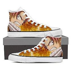 Fairy Tail Shoes - Natsu Fire Magnolia Customized  Face    Shoes IPW