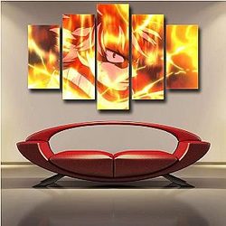 Fairy Tail Wall Arts - Fire Dragon Slayer Natsu  Canvas IPW