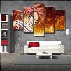 Fairy Tail Wall Arts - Canvas   Natsu Face IPW