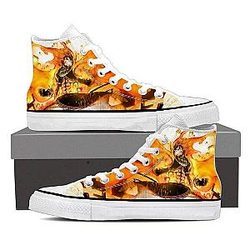 Fairy Tail Shoes - Magnolia Customized Dragneel Natsu Fired up  Sneaker Shoes IPW