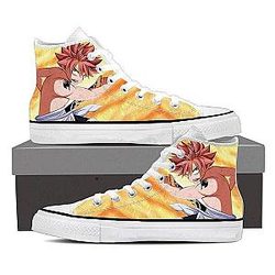 Fairy Tail Shoes - Magnolia Customized Dragneel Natsu Fan art  Sneaker Shoes IPW