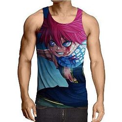 Fairy Tail Tank Tops - Natsu Angry Mode    Tank Top IPW