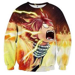Fairy Tail Sweatshirts - Fired Up Dragon Natsu Sweatshirt IPW