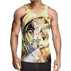 Fairy Tail Tank Tops - Natsu Fairy Cat    Tank Top IPW