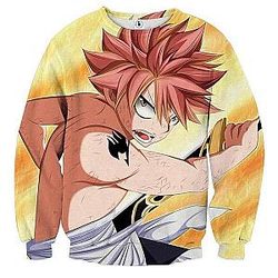 Fairy Tail Sweatshirts - Shirt off Natsu  Sweatshirt IPW
