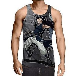 Fairy Tail Tank Tops - Gajeel Iron Dragon Style  Tank Top IPW