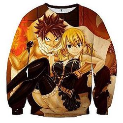 Fairy Tail Sweatshirts - No Scarf Natsu  Sweatshirt IPW
