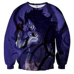 Fairy Tail Sweatshirts - Shadow Iron Dragon  Sweatshirt IPW