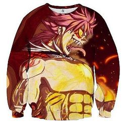 Fairy Tail Sweatshirts - Natsu Dragon Cry  Sweatshirt IPW