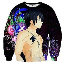 Fairy Tail Sweatshirts - Gray Fullbuster  Sweatshirt IPW