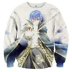 Fairy Tail Sweatshirts - Jellal White  Sweatshirt IPW