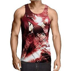 Fairy Tail Tank Tops - Erza Scarlet Red     Tank Top IPW