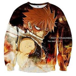 Fairy Tail Sweatshirts - Dragon Son Natsu  Sweatshirt IPW