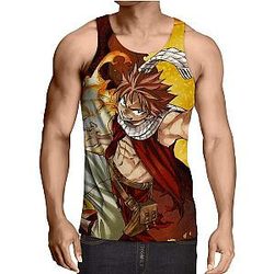 Fairy Tail Tank Tops - Dragneel Natsu  Tank Top IPW