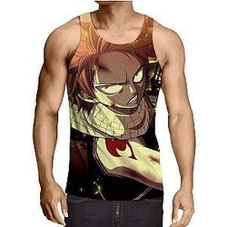 Fairy Tail Tank Tops - Angry face Natsu  Tank Top IPW