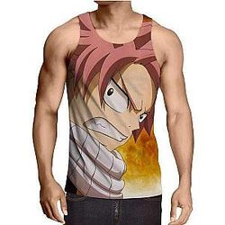 Fairy Tail Tank Tops - Angry face Natsu  Tank Top IPW