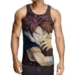 Fairy Tail Tank Tops - Natsu Dragneel Natsu   Tank Top IPW