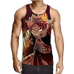 Fairy Tail Tank Tops - Natsu Grin Dragneel   Magic Tank Top IPW