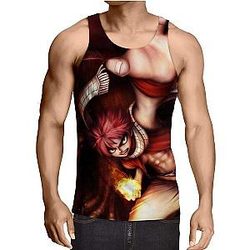 Fairy Tail Tank Tops - Natsu Punch Tank Top IPW