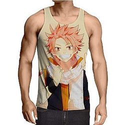 Fairy Tail Tank Tops - Natsu Smiling Dragneel    Tank Top IPW