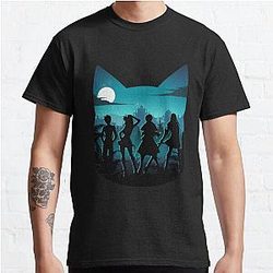 Fairy Tail T-Shirts - Happy Silhouette Classic T-Shirt RB0607