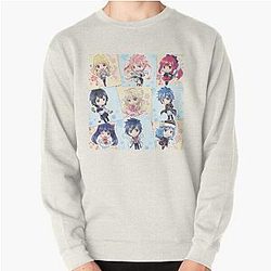 Fairy Tail Sweatshirts - Fairy chibis Pullover Sweatshirt RB0607