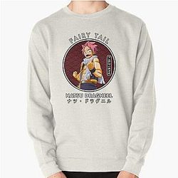 Fairy Tail Sweatshirts - Natsu Dragneel Ii In The Red Circle Pullover Sweatshirt RB0607