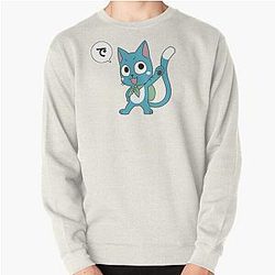Fairy Tail Sweatshirts - Happy Tail Pullover Sweatshirt RB0607