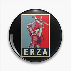 Fairy Tail Pins - Erza Scarlet - Poster Pin RB0607