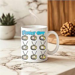Family Guy LA 1601 - Includes unpopular but kind daughter Meg Family Guy Mugs
