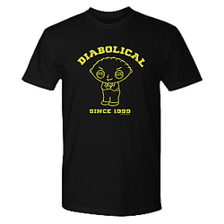Family Guy T-Shirts - Family Guy Diabolical Adult Short Sleeve T-Shirt SH0508