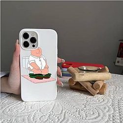 Family Guy Cases - Stewie Griffin Chilling On WC White iPhone Classic Case